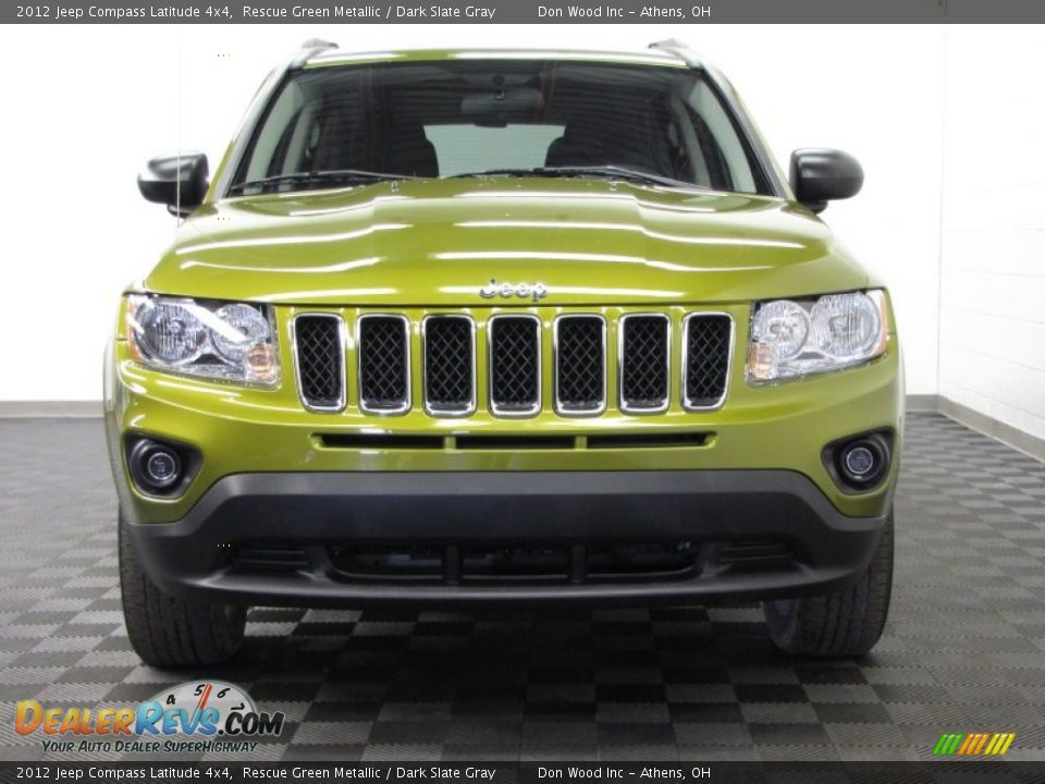 2012 Jeep Compass Latitude 4x4 Rescue Green Metallic / Dark Slate Gray Photo #2