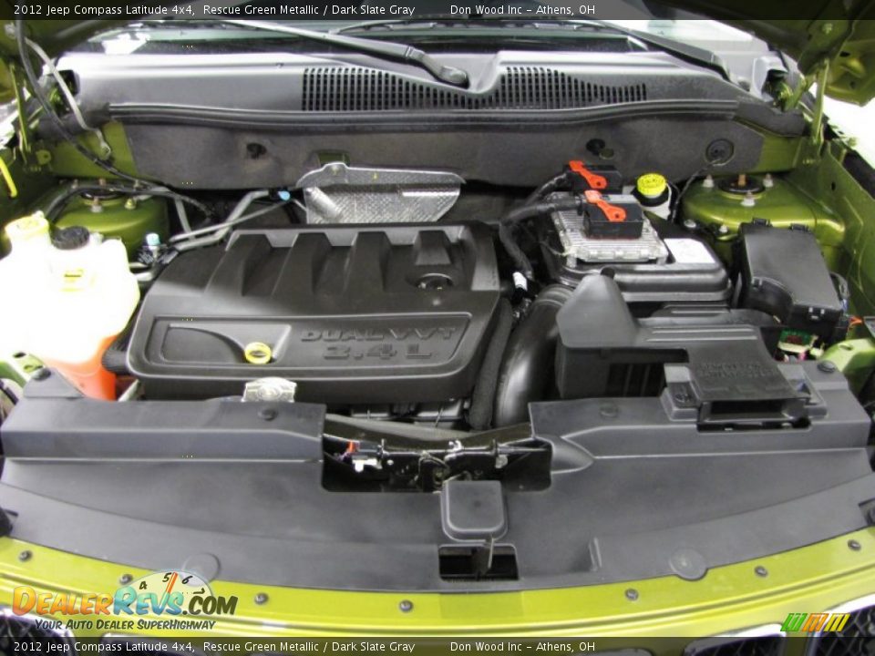 2012 Jeep Compass Latitude 4x4 Rescue Green Metallic / Dark Slate Gray Photo #5