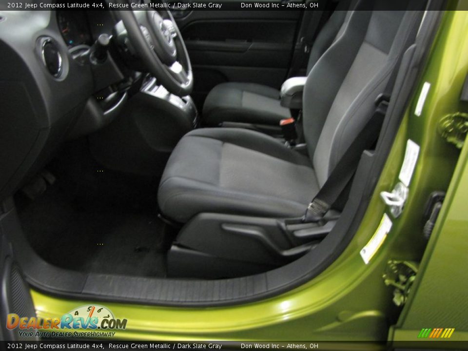 2012 Jeep Compass Latitude 4x4 Rescue Green Metallic / Dark Slate Gray Photo #6