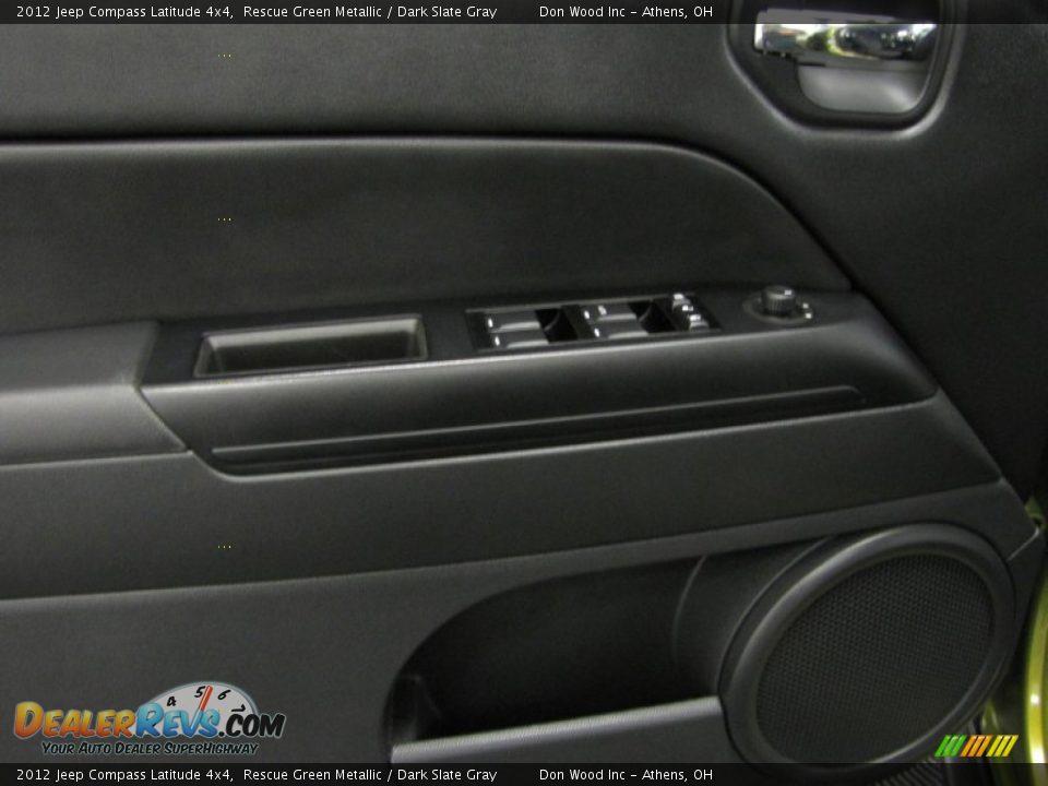 2012 Jeep Compass Latitude 4x4 Rescue Green Metallic / Dark Slate Gray Photo #10