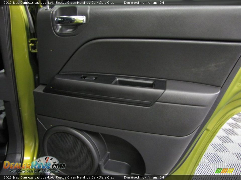 2012 Jeep Compass Latitude 4x4 Rescue Green Metallic / Dark Slate Gray Photo #13