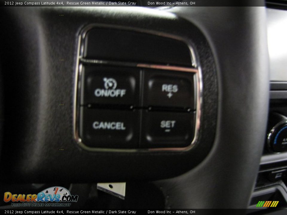 2012 Jeep Compass Latitude 4x4 Rescue Green Metallic / Dark Slate Gray Photo #16