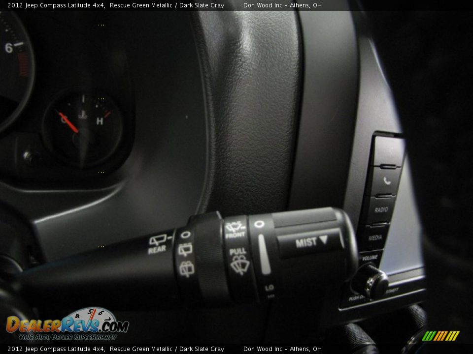 2012 Jeep Compass Latitude 4x4 Rescue Green Metallic / Dark Slate Gray Photo #19