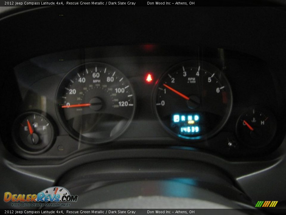 2012 Jeep Compass Latitude 4x4 Rescue Green Metallic / Dark Slate Gray Photo #20