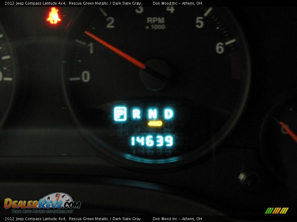 2012 Jeep Compass Latitude 4x4 Rescue Green Metallic / Dark Slate Gray Photo #21