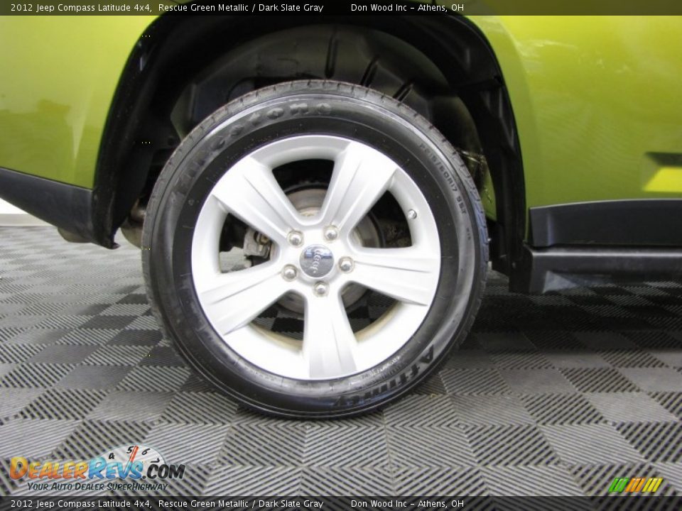 2012 Jeep Compass Latitude 4x4 Rescue Green Metallic / Dark Slate Gray Photo #24