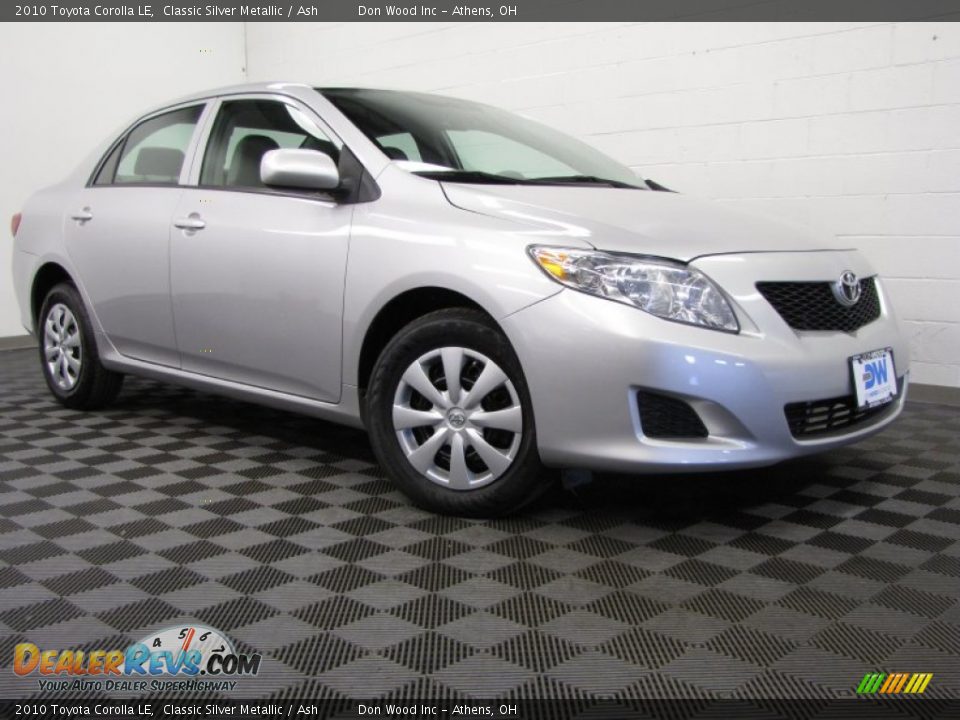 2010 Toyota Corolla LE Classic Silver Metallic / Ash Photo #1