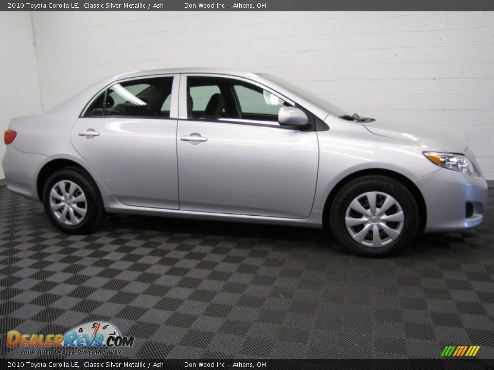 2010 Toyota Corolla LE Classic Silver Metallic / Ash Photo #3