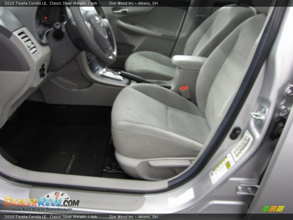2010 Toyota Corolla LE Classic Silver Metallic / Ash Photo #6