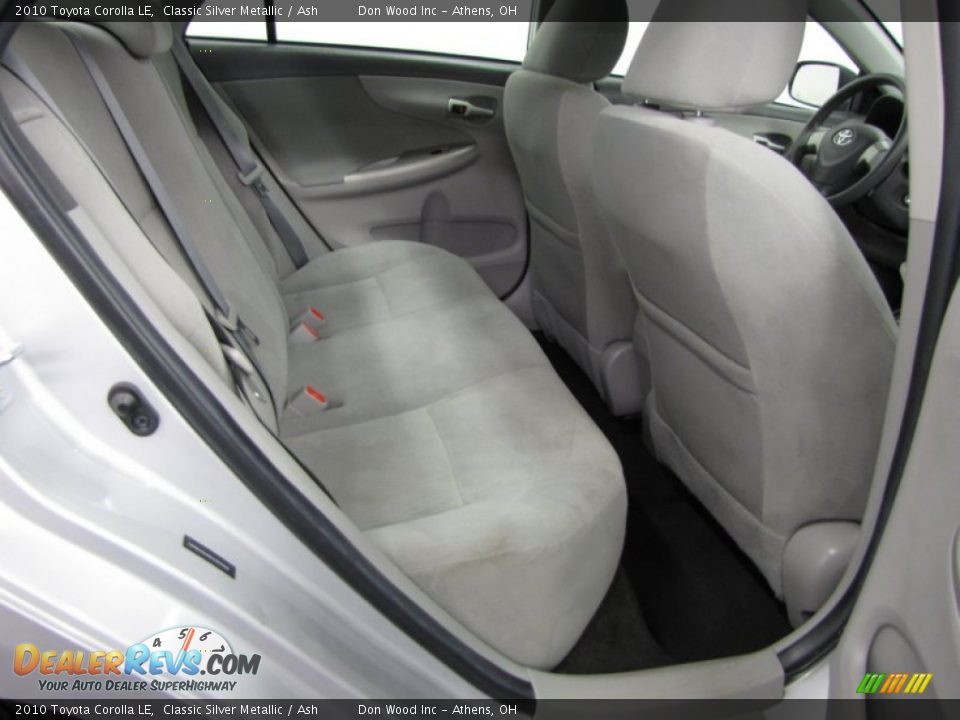 2010 Toyota Corolla LE Classic Silver Metallic / Ash Photo #8