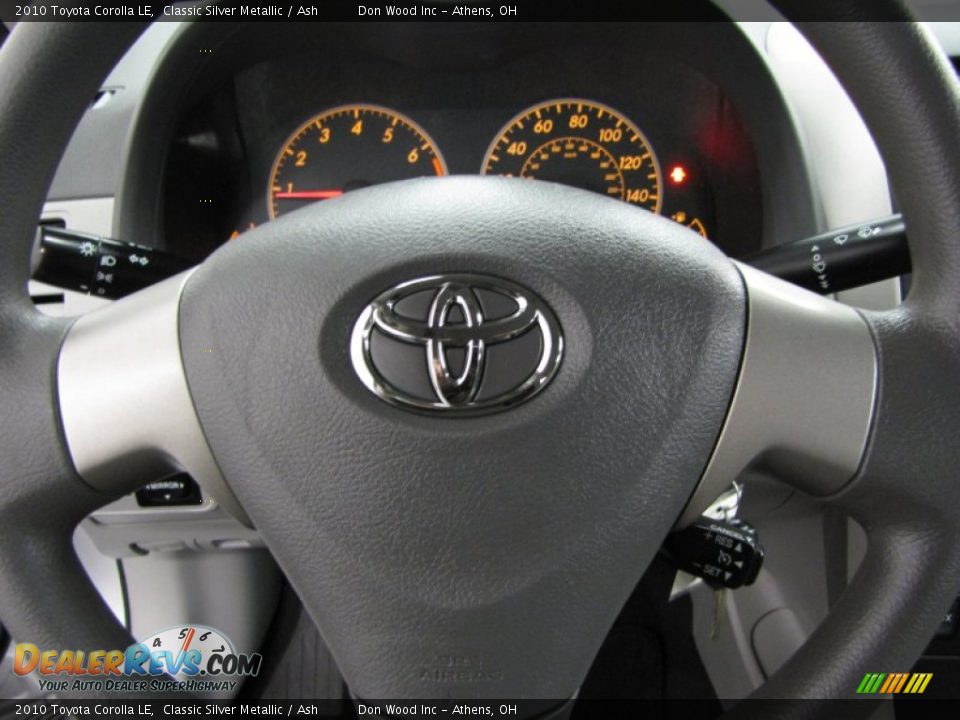 2010 Toyota Corolla LE Classic Silver Metallic / Ash Photo #10