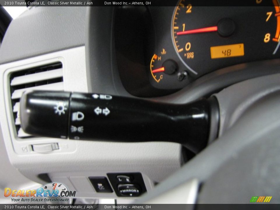 2010 Toyota Corolla LE Classic Silver Metallic / Ash Photo #11
