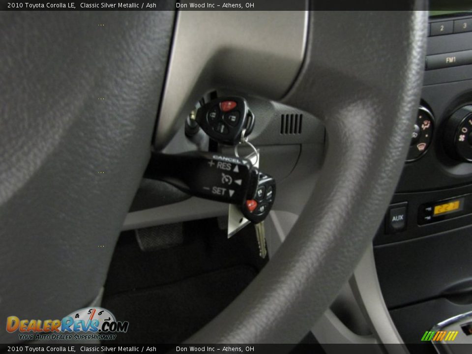 2010 Toyota Corolla LE Classic Silver Metallic / Ash Photo #13