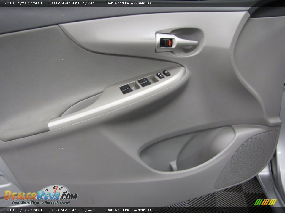 2010 Toyota Corolla LE Classic Silver Metallic / Ash Photo #15