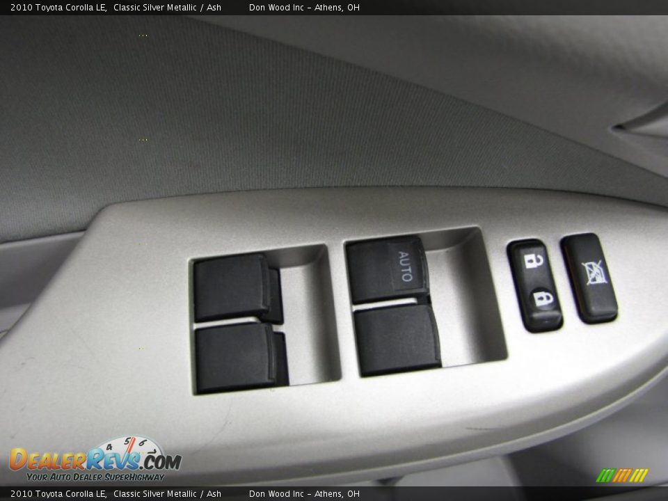 2010 Toyota Corolla LE Classic Silver Metallic / Ash Photo #16