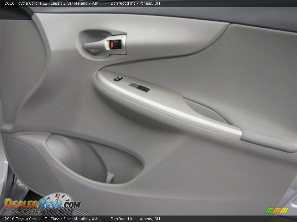 2010 Toyota Corolla LE Classic Silver Metallic / Ash Photo #19
