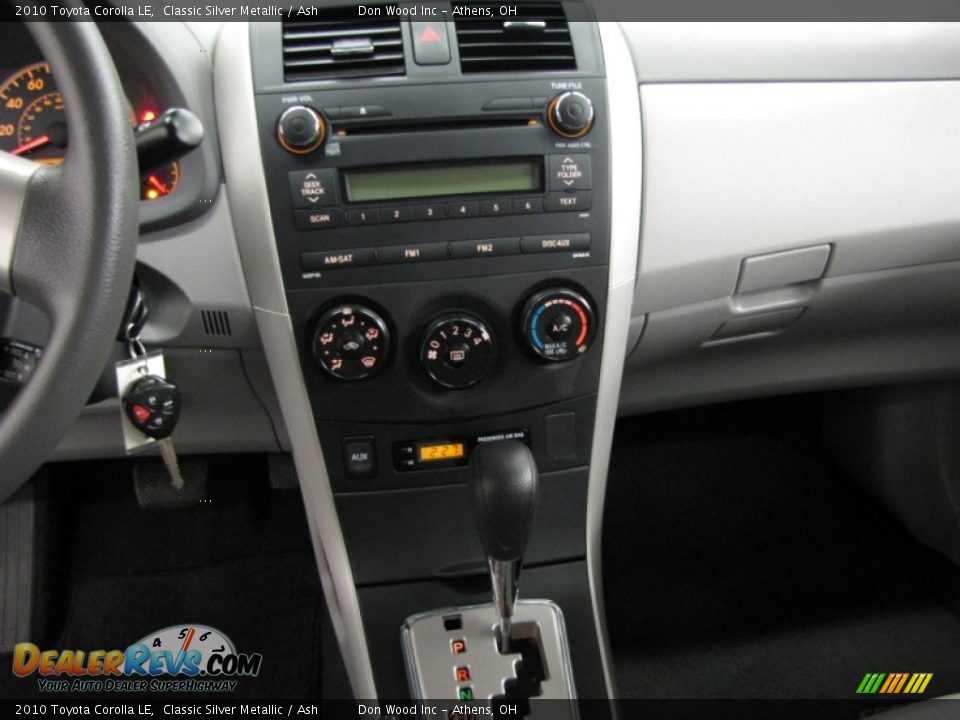 2010 Toyota Corolla LE Classic Silver Metallic / Ash Photo #20