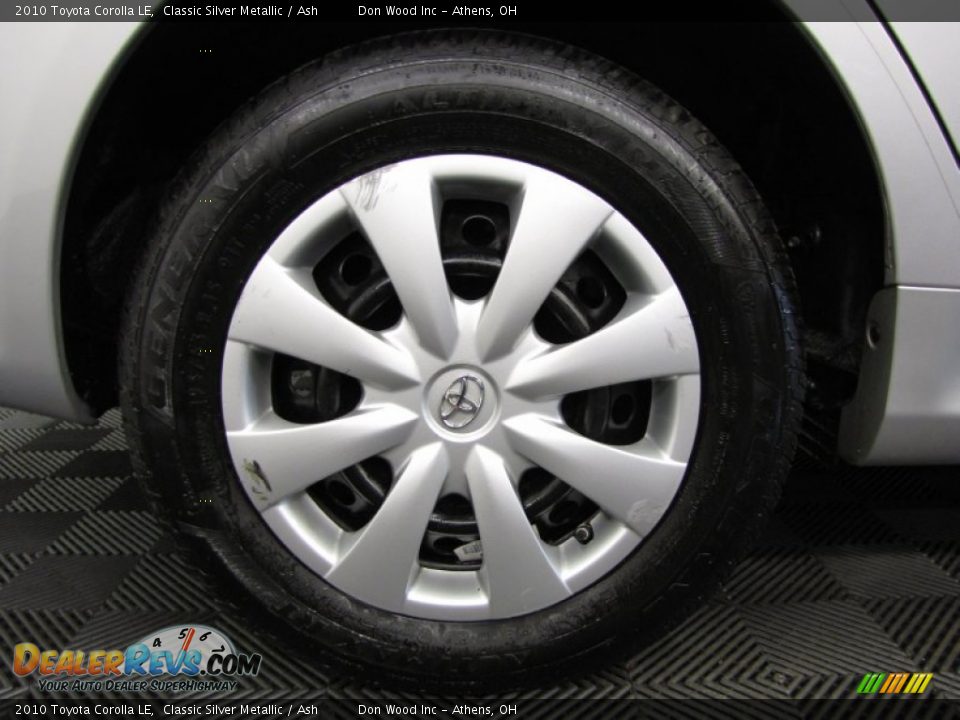 2010 Toyota Corolla LE Classic Silver Metallic / Ash Photo #22