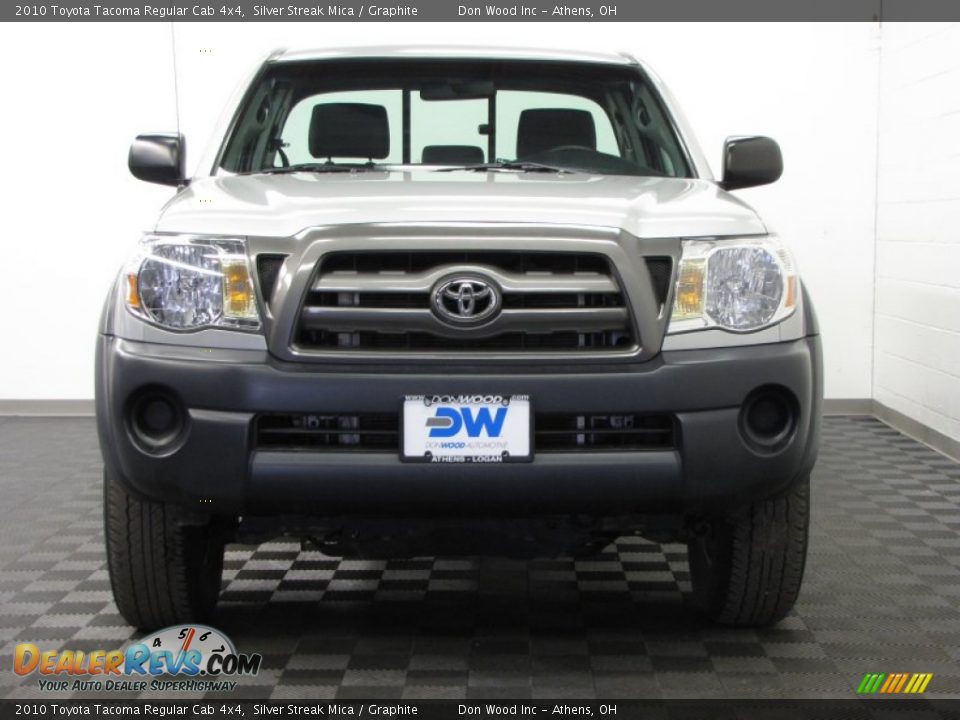 2010 Toyota Tacoma Regular Cab 4x4 Silver Streak Mica / Graphite Photo #2