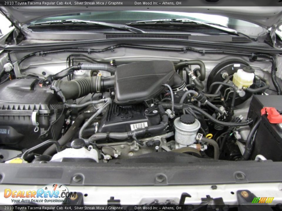 2010 Toyota Tacoma Regular Cab 4x4 Silver Streak Mica / Graphite Photo #6