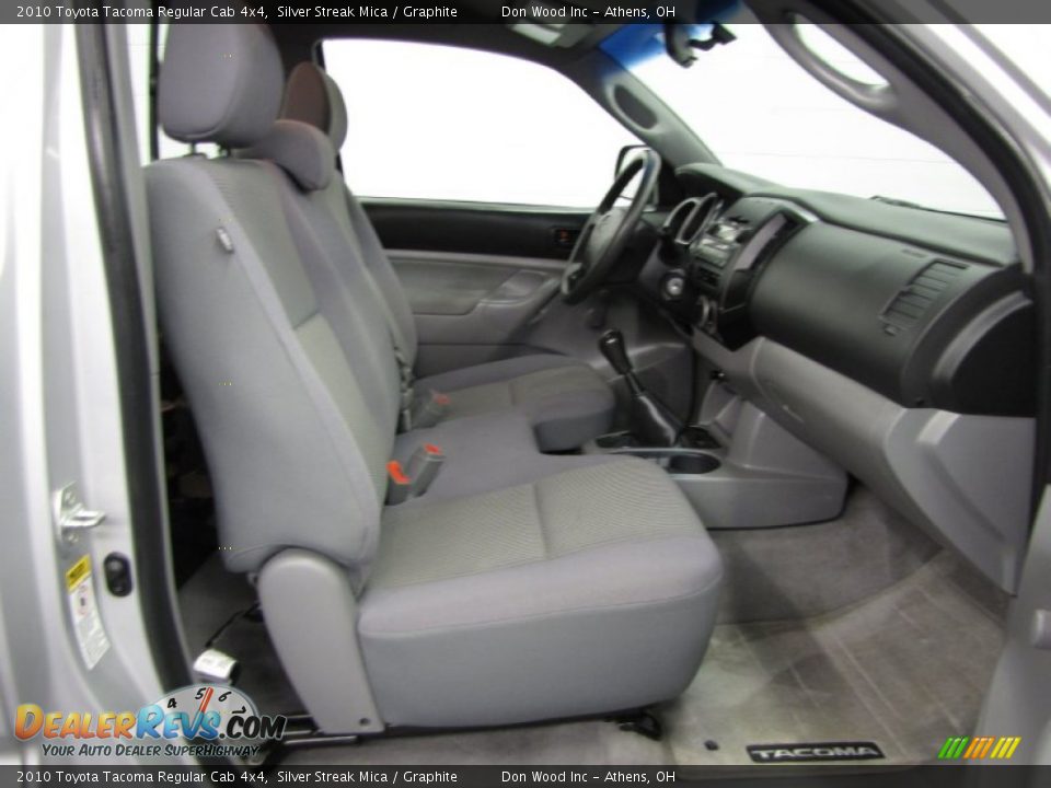 2010 Toyota Tacoma Regular Cab 4x4 Silver Streak Mica / Graphite Photo #8