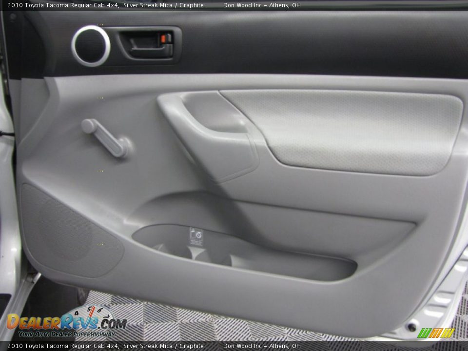 2010 Toyota Tacoma Regular Cab 4x4 Silver Streak Mica / Graphite Photo #10