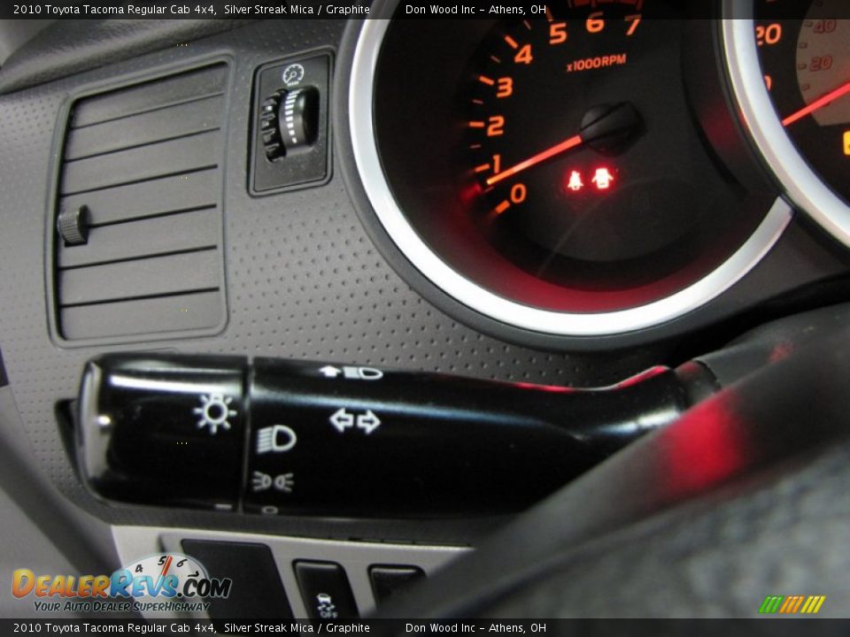 2010 Toyota Tacoma Regular Cab 4x4 Silver Streak Mica / Graphite Photo #12