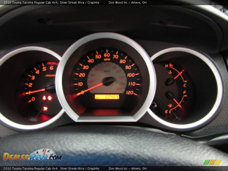 2010 Toyota Tacoma Regular Cab 4x4 Silver Streak Mica / Graphite Photo #14