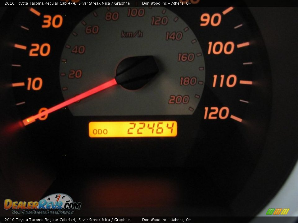 2010 Toyota Tacoma Regular Cab 4x4 Silver Streak Mica / Graphite Photo #15