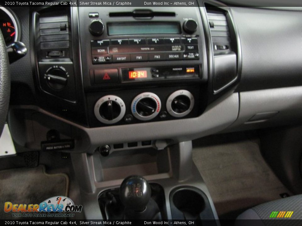 2010 Toyota Tacoma Regular Cab 4x4 Silver Streak Mica / Graphite Photo #16