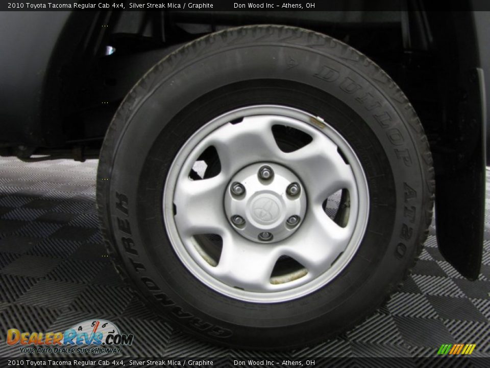 2010 Toyota Tacoma Regular Cab 4x4 Silver Streak Mica / Graphite Photo #17