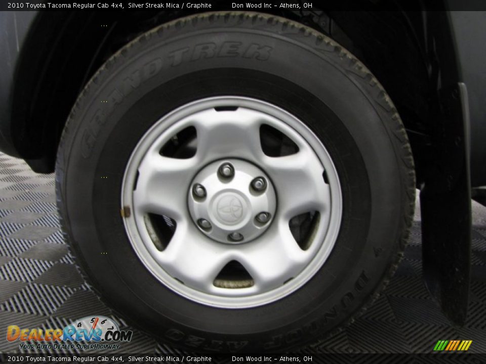 2010 Toyota Tacoma Regular Cab 4x4 Silver Streak Mica / Graphite Photo #18