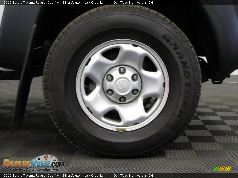 2010 Toyota Tacoma Regular Cab 4x4 Silver Streak Mica / Graphite Photo #19