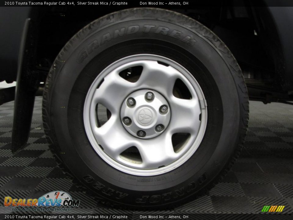 2010 Toyota Tacoma Regular Cab 4x4 Silver Streak Mica / Graphite Photo #20