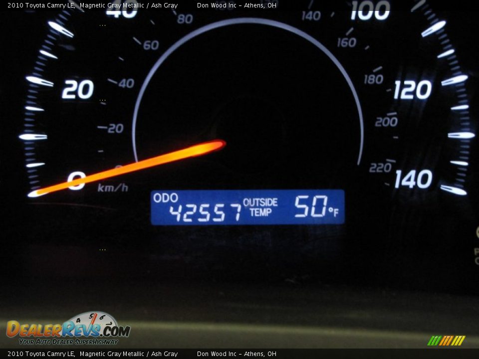 2010 Toyota Camry LE Magnetic Gray Metallic / Ash Gray Photo #21