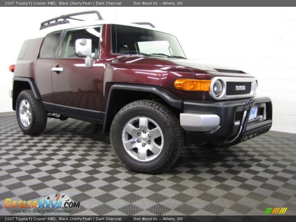 2007 Toyota FJ Cruiser 4WD Black Cherry Pearl / Dark Charcoal Photo #1