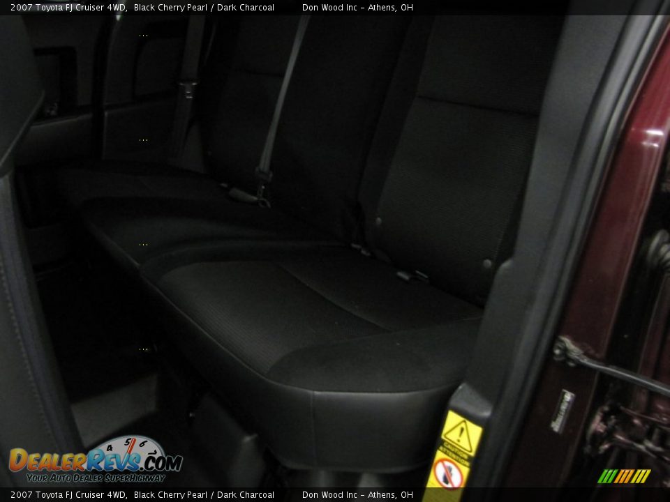 2007 Toyota FJ Cruiser 4WD Black Cherry Pearl / Dark Charcoal Photo #8
