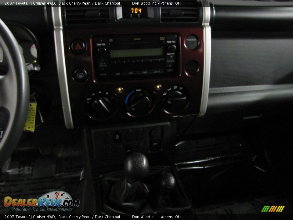 2007 Toyota FJ Cruiser 4WD Black Cherry Pearl / Dark Charcoal Photo #24