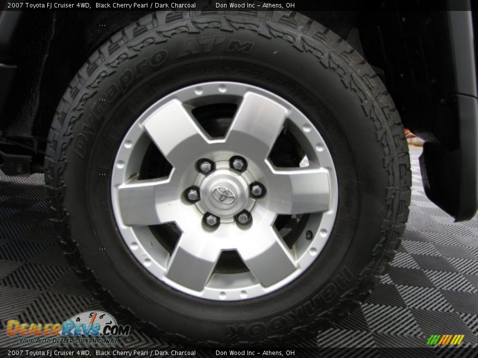 2007 Toyota FJ Cruiser 4WD Black Cherry Pearl / Dark Charcoal Photo #26