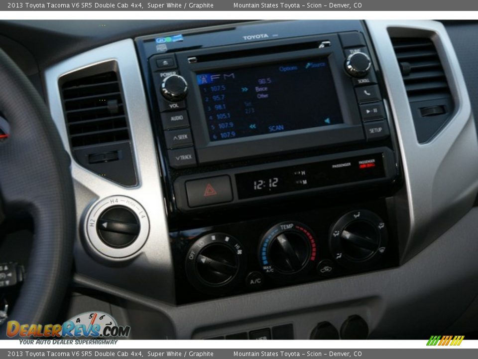 2013 Toyota Tacoma V6 SR5 Double Cab 4x4 Super White / Graphite Photo #6