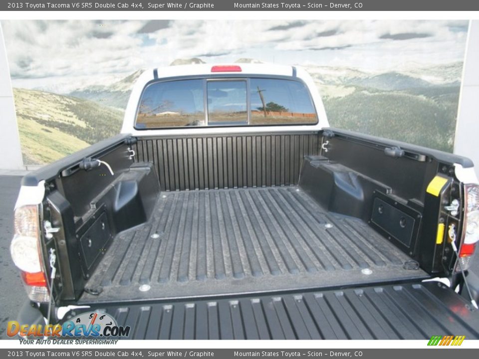 2013 Toyota Tacoma V6 SR5 Double Cab 4x4 Super White / Graphite Photo #7