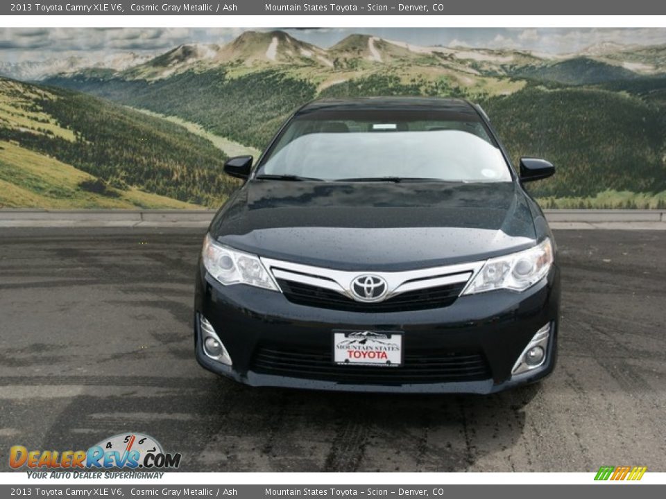 2013 Toyota Camry XLE V6 Cosmic Gray Metallic / Ash Photo #2