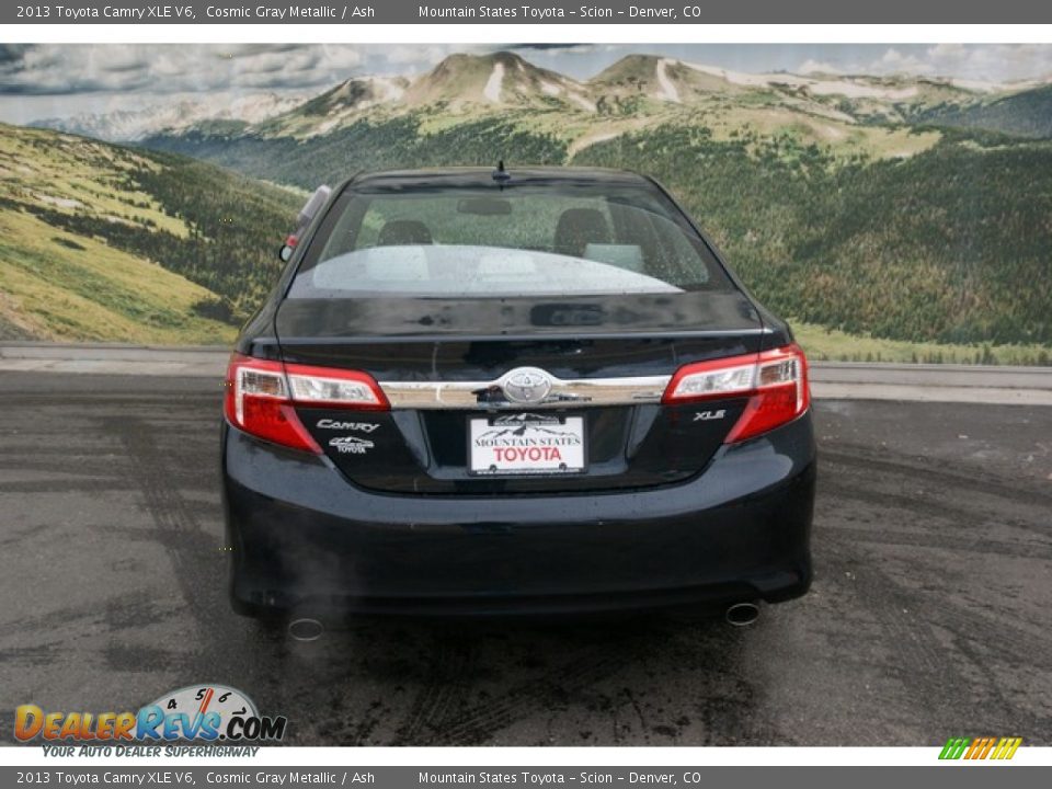 2013 Toyota Camry XLE V6 Cosmic Gray Metallic / Ash Photo #4
