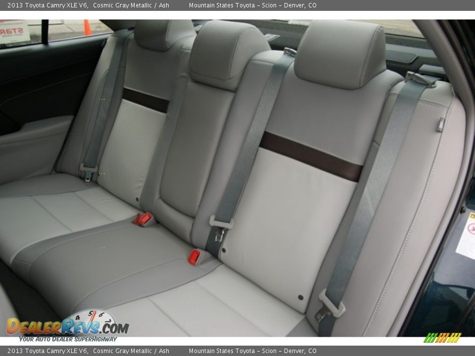 2013 Toyota Camry XLE V6 Cosmic Gray Metallic / Ash Photo #7