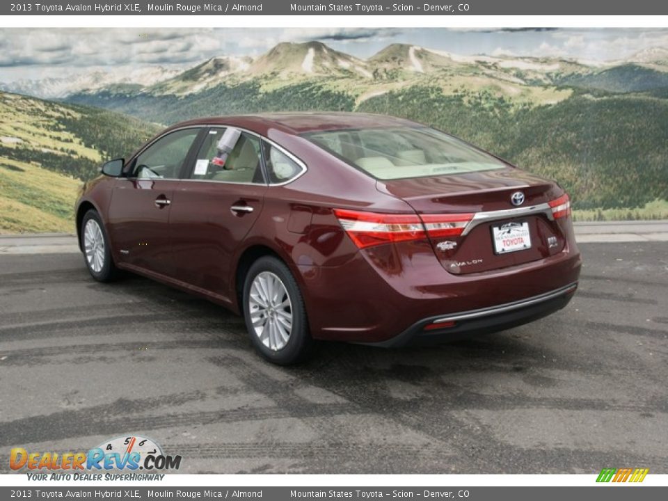 2013 Toyota Avalon Hybrid XLE Moulin Rouge Mica / Almond Photo #2