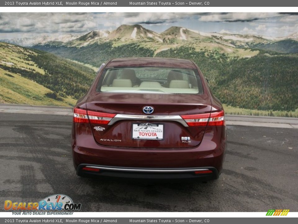 2013 Toyota Avalon Hybrid XLE Moulin Rouge Mica / Almond Photo #4