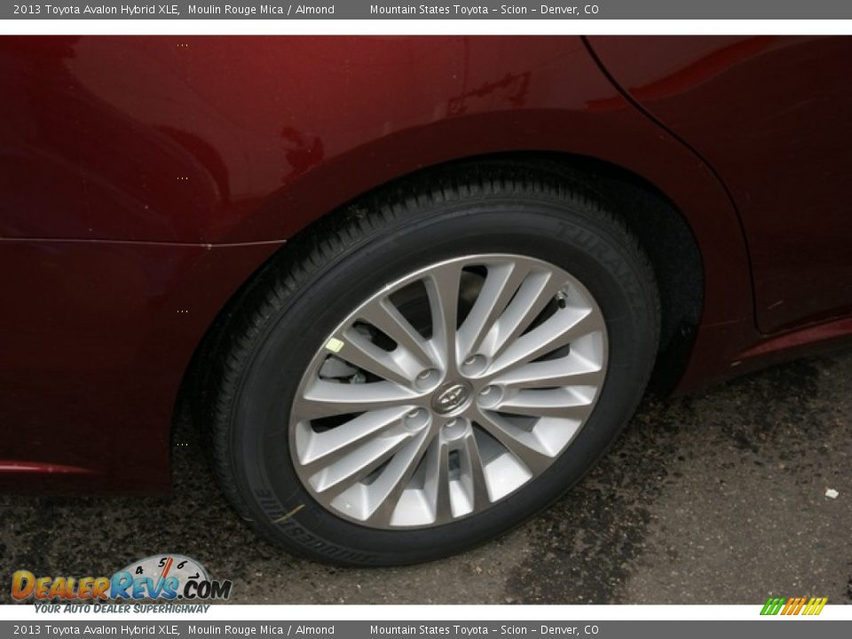 2013 Toyota Avalon Hybrid XLE Moulin Rouge Mica / Almond Photo #9