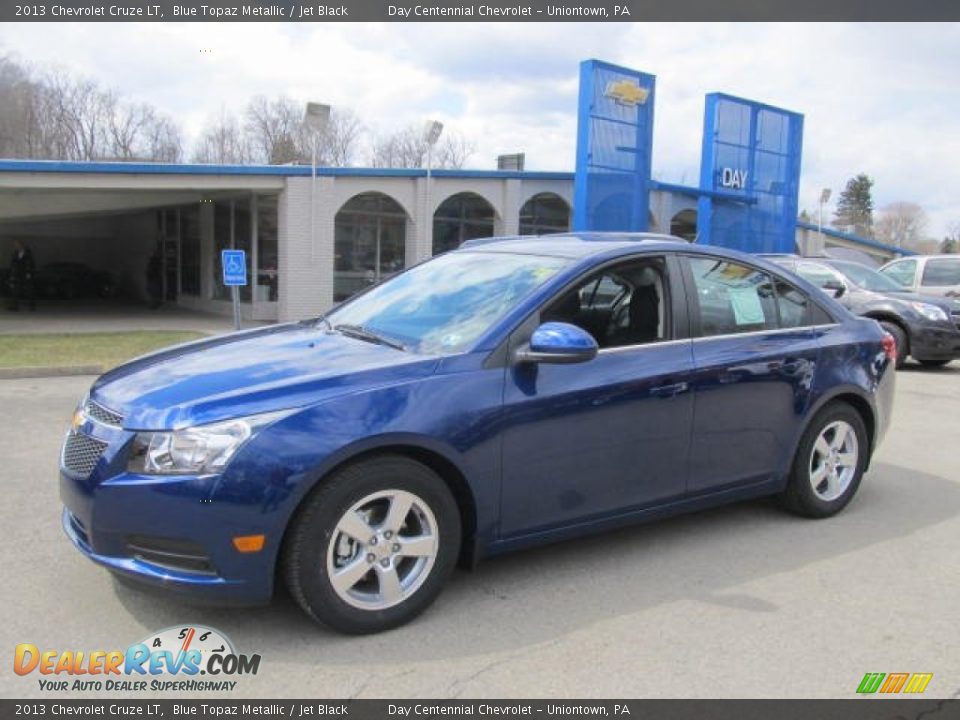 2013 Chevrolet Cruze LT Blue Topaz Metallic / Jet Black Photo #1