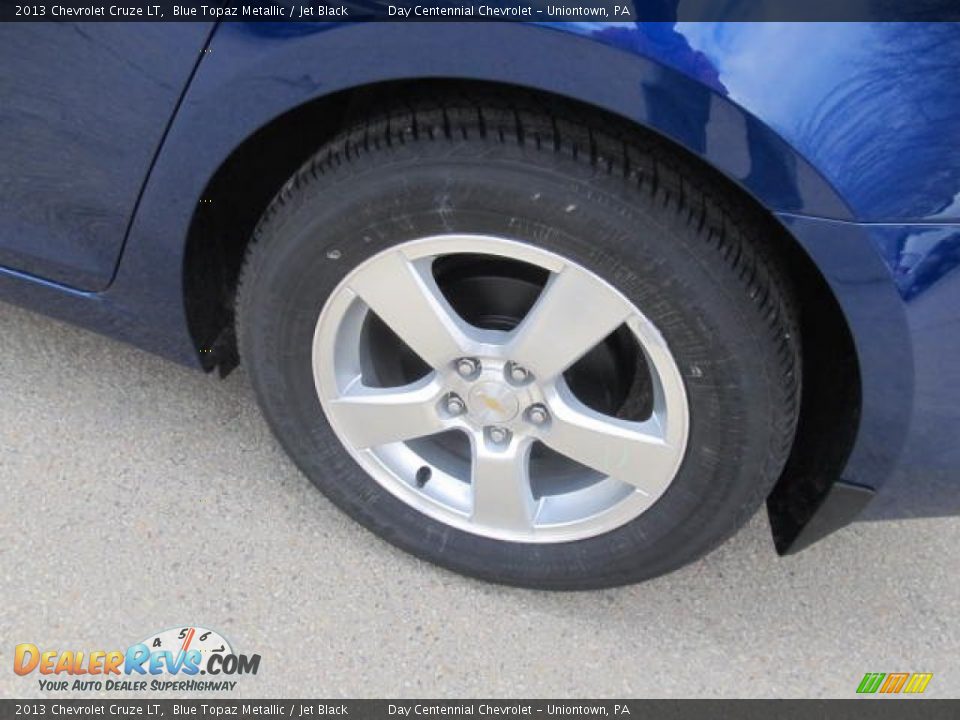 2013 Chevrolet Cruze LT Blue Topaz Metallic / Jet Black Photo #3