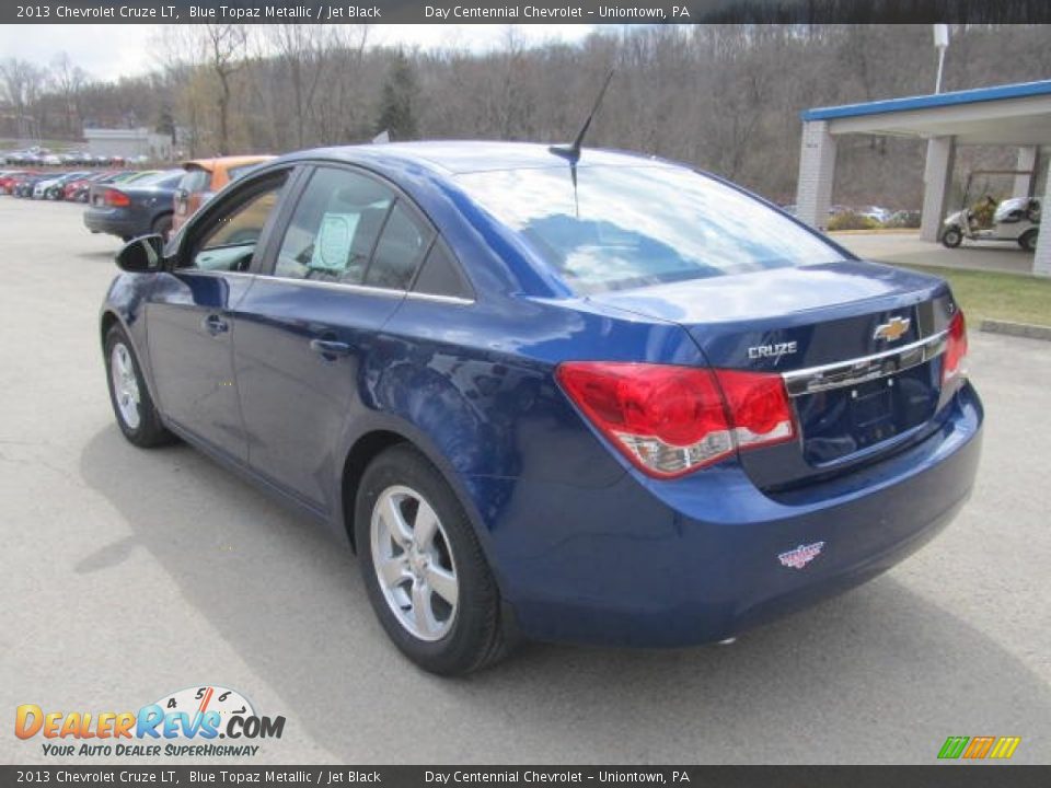 2013 Chevrolet Cruze LT Blue Topaz Metallic / Jet Black Photo #4